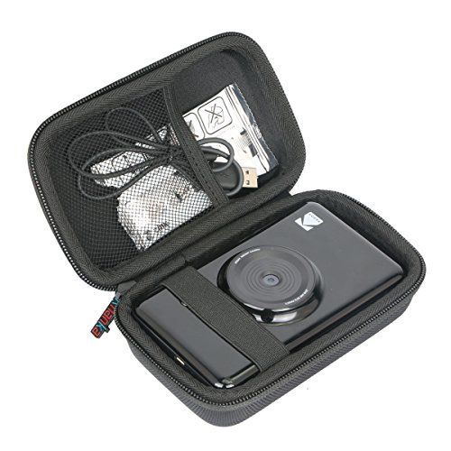 khanka Cameratas voor Kodak Mini Shot Wireless Instant Digitale Camera Case Cover - Zwart
