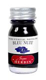 Jacques Herbin 11519T - Schrijfinkt 10 ml, Bleu Nuit