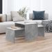 Maison Exclusive Table basse, couleur béton, 100x48x40 cm, panneau de particules