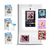 HP Sprocket Fotobooth Machine Instant Kleur Foto Printer Wit PAPIER Bundel + Zink 3,5 x 4,25” Zink Zelfklevend Foto Papier 300 Vellen, White, 300 Pack Paper