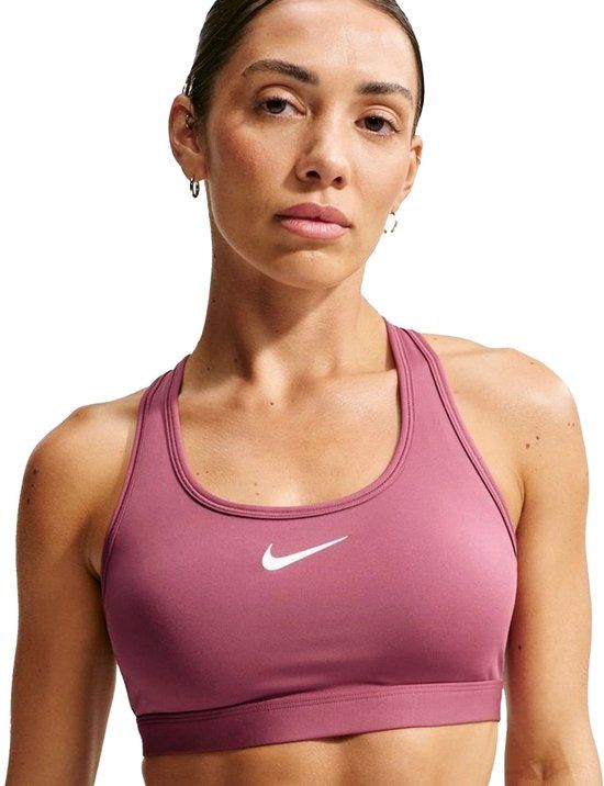 Nike W NK SWSH MED SPT BRA Roze