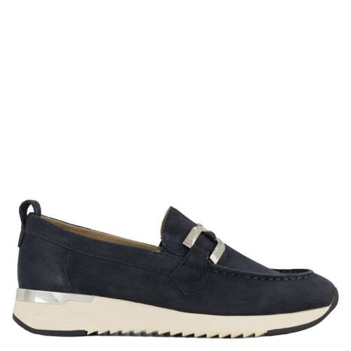 Medicus nubuck instappers donkerblauw