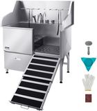 VEVOR Hondentrimbak Hondenwasplaats met Rechterdeur 1275x795x1435MM