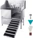VEVOR Hondentrimbak Hondenwasplaats met Rechterdeur 1275x795x1435MM