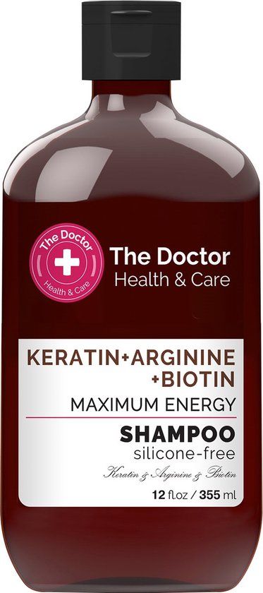 The Doctor Health & Care Versterkende Haar Shampoo Keratine + Arginine + Biotine 355ml