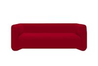 GEMITEX Bankhoes Flexy, 3-zits, bordeaux, Made in Italy, universeel, bi-elastisch, met gordijnroedes