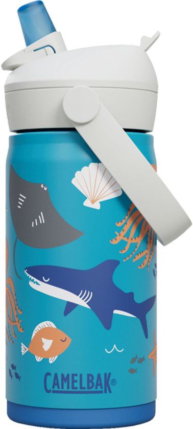 CamelBak Thrive Flip Straw Kids - 350 ml - Blauw (Ocean Life)