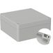 TRU COMPONENTS TC-9065616 Industriële behuizing 122 x 120 x 55 ABS Grijs-wit (RAL 7035) 1 stuk(s)