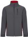 Velilla Softshell jas unisex grijs/rood maat S