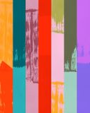 Komar Fotobehang - Fehlfarben 200x250cm - Vliesbehang