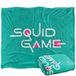 Squid Game AQUA LOGO Silky Touch Super Zachte Sprei Deken 152 x 127 cm