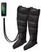 StarTech ALC1079 Luchtcompressiemassage Boots - Beenmassage - Bevordert Bloedcirculatie - Ontspant Spieren - 15 Min Timer - UK Plug - Obsidiaanzwart