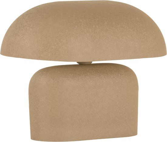 WOOOD Tilo Tafellamp 26x37x37 cm - Metaal - Beige