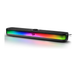 Redragon GS515 RGB Soundbar de bureau 2.0 canaux Stéréo Haut-parleurs d'ordinateur pour bureau Bluetooth 5.3, Alimentation USB-C/USB, Noir