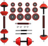 HMS Verstelbare Halter en Dumbbell Set - Rood - 20 kg