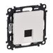LEGRAND, Valena Life 753142 RJ45-stopcontact, gegevensstopcontact, categorie 6 UTP, met afdekplaat en draagframe