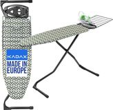 KADAX Strijkplank met uittrekbaar vak, 120 x 42 cm, groen
