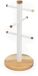 Salter Toronto Mokkenboom Acaciahout 6 Kops Houder - Wit