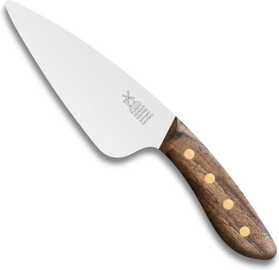 Robert Herder Fileermes SeaKnives - Edwin Vinke's - RVS - 135 mm - Walnotenhout