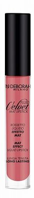 Deborah Milano Fluid Velvet Mat 02 Lipstick Romantic Pink