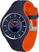 Versus by Versace VSPOQ2418, montre pour femme, couleur : bleu-orange, matériau : silicone, neuf