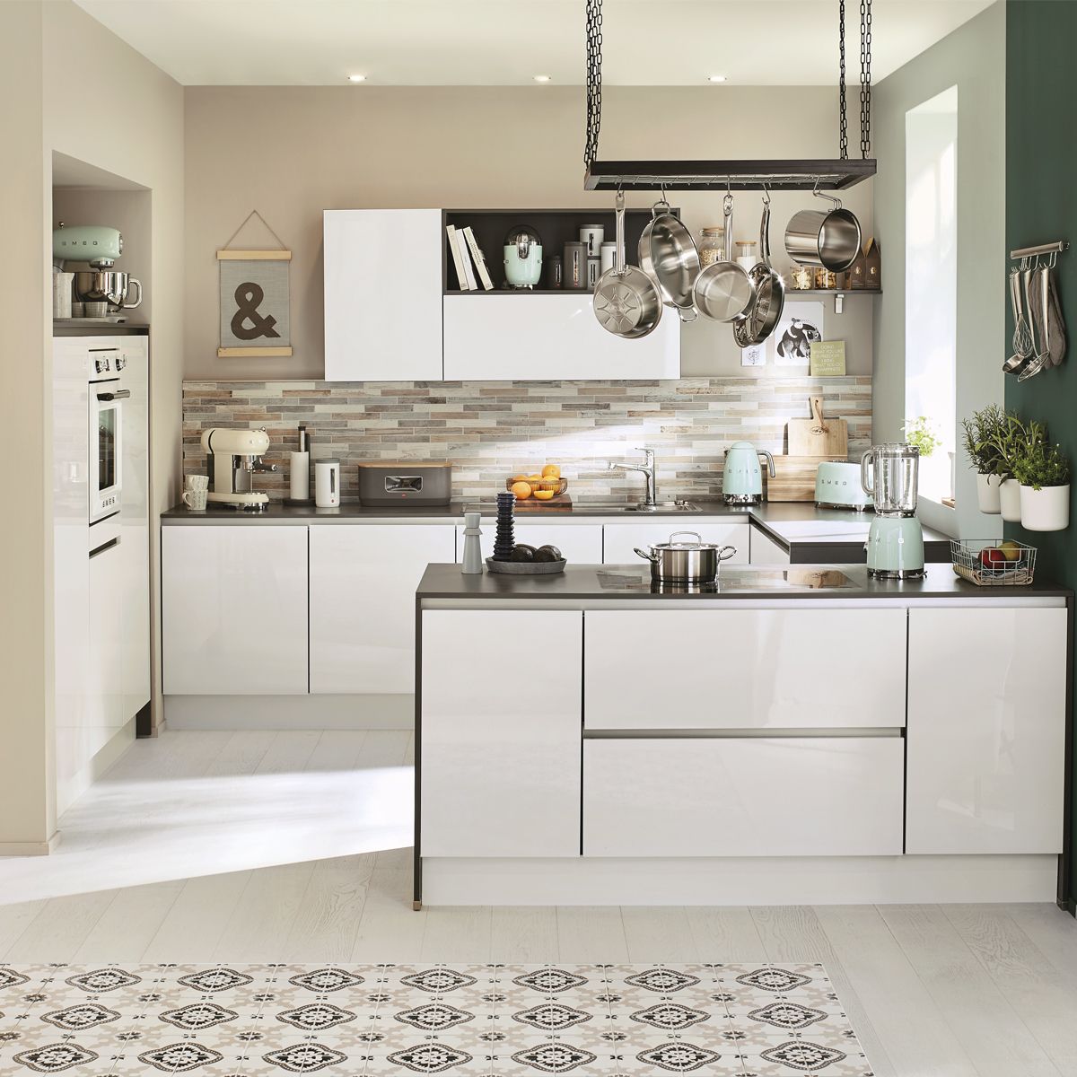 Smeg KLF04PGEU Waterkoker - 1.7L - Groen