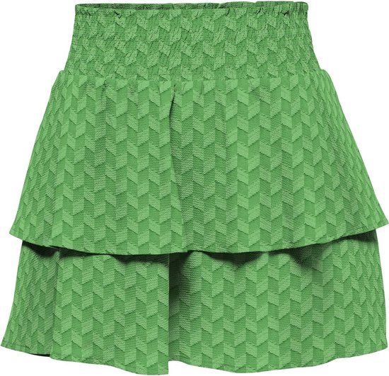 ONLY KOGEMMERY SMOCK SKORT WVN Meisjes Rok - Green Bee - Maat 146