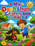 My Dachshund Coloring Book for Kids 5-8