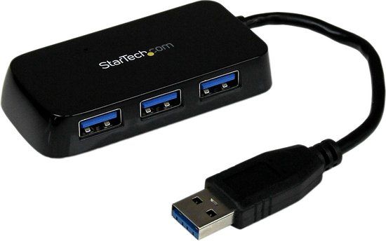 StarTech.com 4-poorts USB 3.0 Hub - Zwart