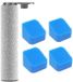 OEM Bol borstelrol en 4 filters accessoireset geschikt voor Eureka NEW430, JONR ED12 nat- en droogzuiger reserveonderdelen