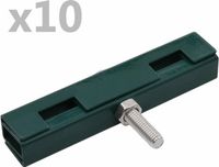 vidaXL - U-matverbinding - 10 sets - groen