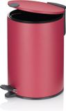 Kela Pedaal Afvalemmer Mats 3 L Rood