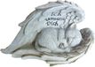 Merkloos / Sans marque Relaxdays Katten-grafdecoratie - 21x12x11 cm - in crème