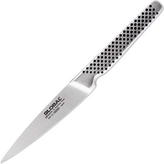 Global GSF22 Officemes - 11 cm - Roestvrijstaal - Grijs/Zwart