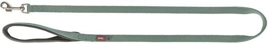 Trixie Hondenriem - Robuust Singelband 100x2 cm - Neopreen Handvat, Oogje voor Penning