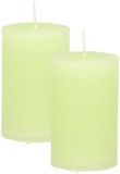 Atmosphera Stompkaars - 2x - lime groen - 5 x 8 cm