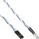 InLine® HDD LED / Power LED voor aansluiting op moederbord, blauw, 5mm, 0,8m