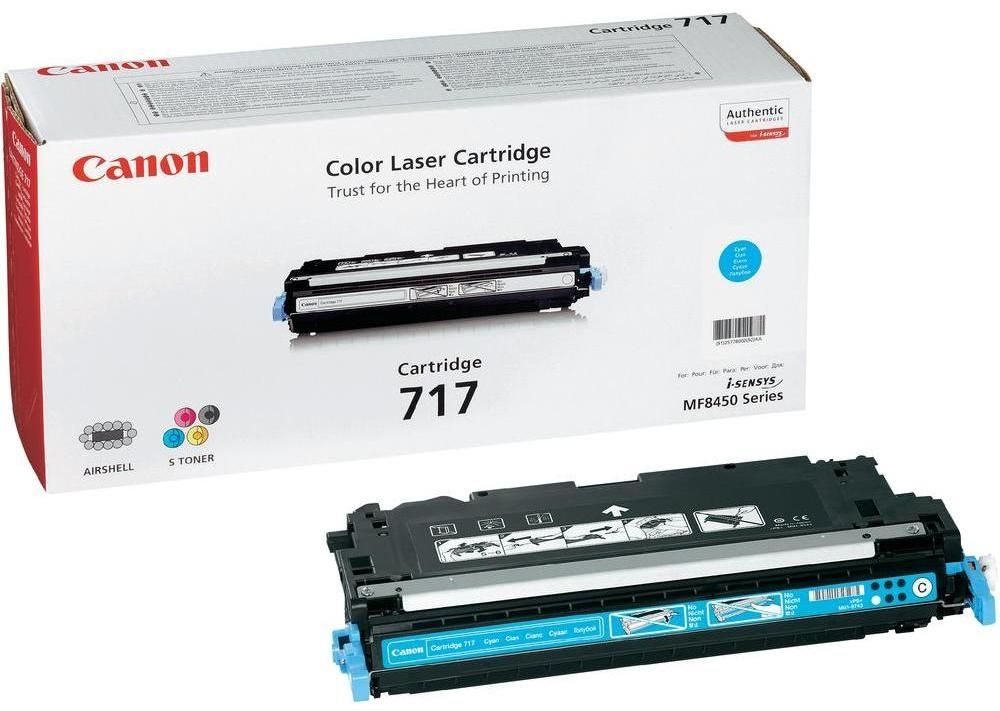 Canon 717 - Cyaan - Tonercartridge - 1 stuk