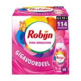 Robijn Klein & Krachtig Classics Color Pink Sensation vloeibaar wasmiddel - 6 x 19 wasbeurten