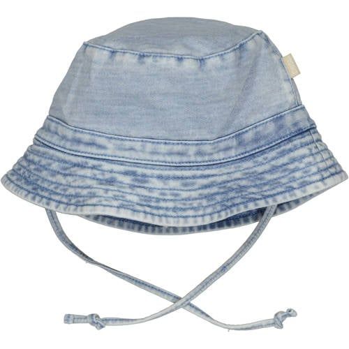 BESS denim zonnehoed light wash