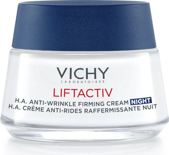 Vichy Liftactiv H.A. Anti-Rimpel Verstevigende Nachtcrème - droge tot zeer droge huid - 50ml
