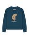 Watapparel Sweatshirt 'Fahrradbär' beige / petrol
