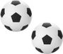 Merkloos / Sans marque Pf Concept International Bv Stressbal voetbal - Set van 4x stuks - 6 cm
