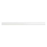 Donau Universele klemrails, 10 stuks, klemrail DIN A4, 10 mm, voor ca. 100 vellen, klemlijst voor zichtwerende strepen, bevestigingsclips, pvc, wit