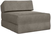 vidaXL Vouwbare Sofa Bed Lichtgrijs Stof 60 x 70 x 41 cm