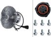 HELLA Elektrische koelventilator koppeling Ø 224,5 mm voor VOLVO FH12