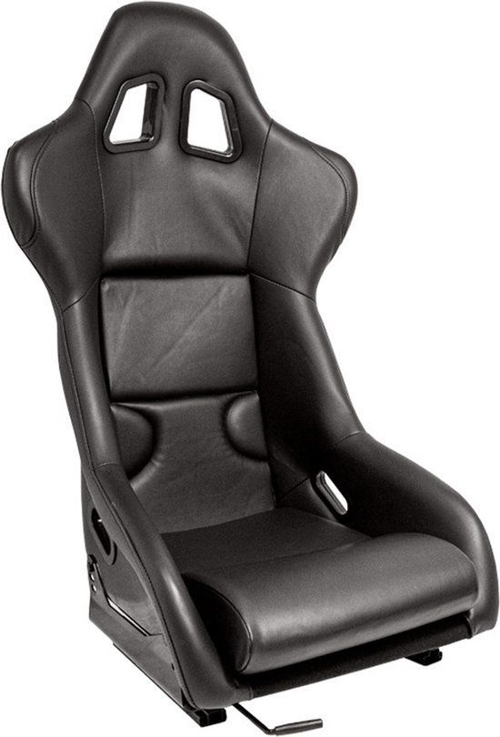 AutoStyle Sportstoel 'RR' - Zwart Kunstleder