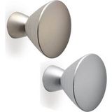 Mital KLARA bouton de meuble en métal nickel satiné - Ø 22 mm