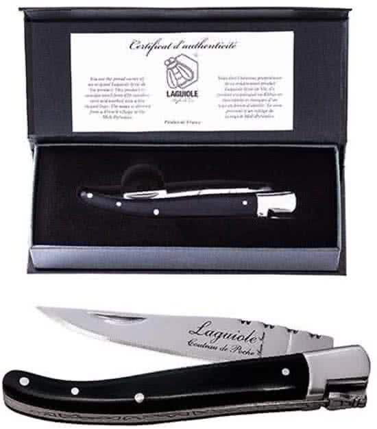 Laguiole Style de Vie Zakmes Zwart Ebbenhout