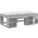 Maison Exclusive Lit bébé exclusif avec espace de rangement, finition Sonoma gris, dimensions 80 x 200 cm